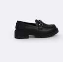 Mocasines Kriza Suela Gruesa Negro Amapola
