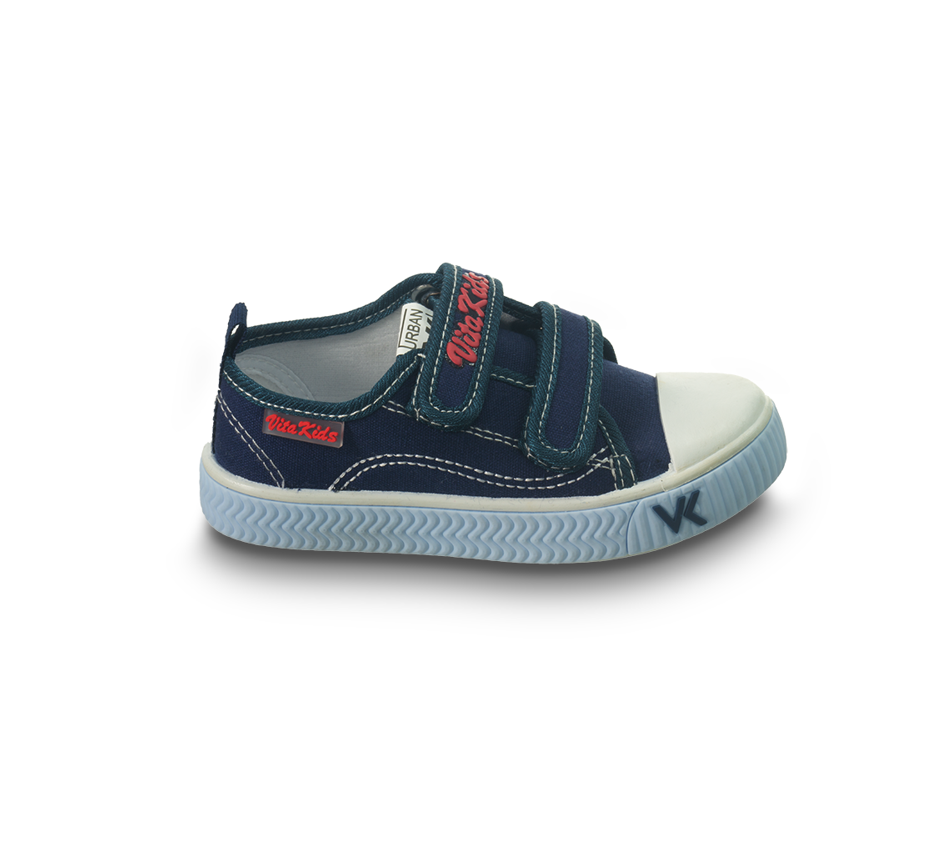 Zapatos Vita Kids Velcro Doble Azul Marino Niño GQ