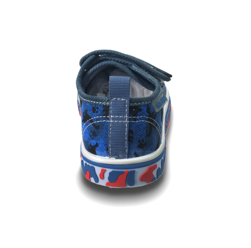 Zapatos Vita Kids Velcro Doble Azul Niño HB