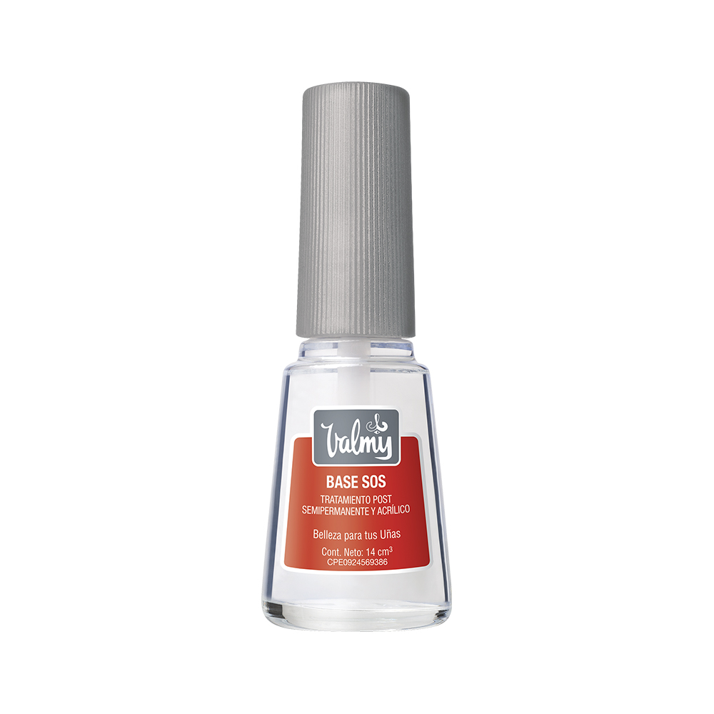 Tratamiento Post de Uñas Semipermanente y Acrilico Valmy #18 Base Sos