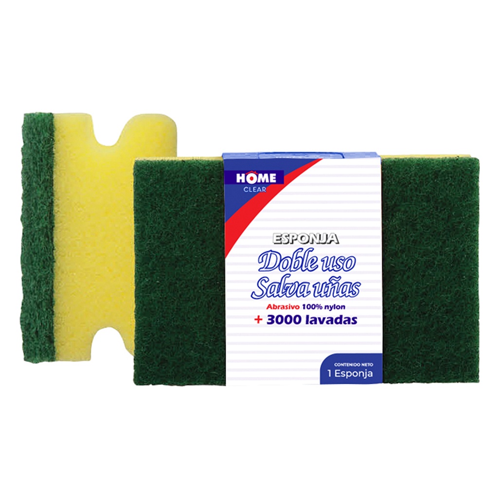 Esponja Alfa Hogar Doble Uso Salva Uñas