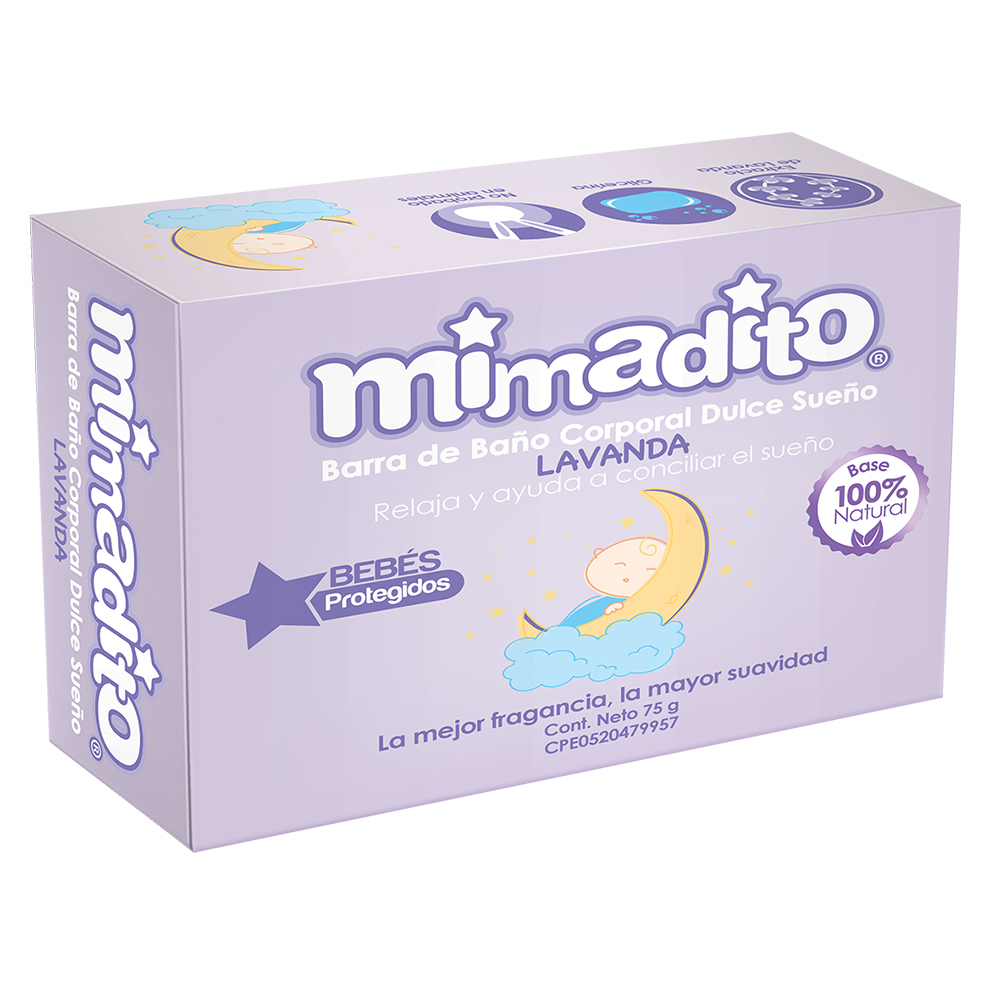 Barra de Baño Mimadito 75 gr