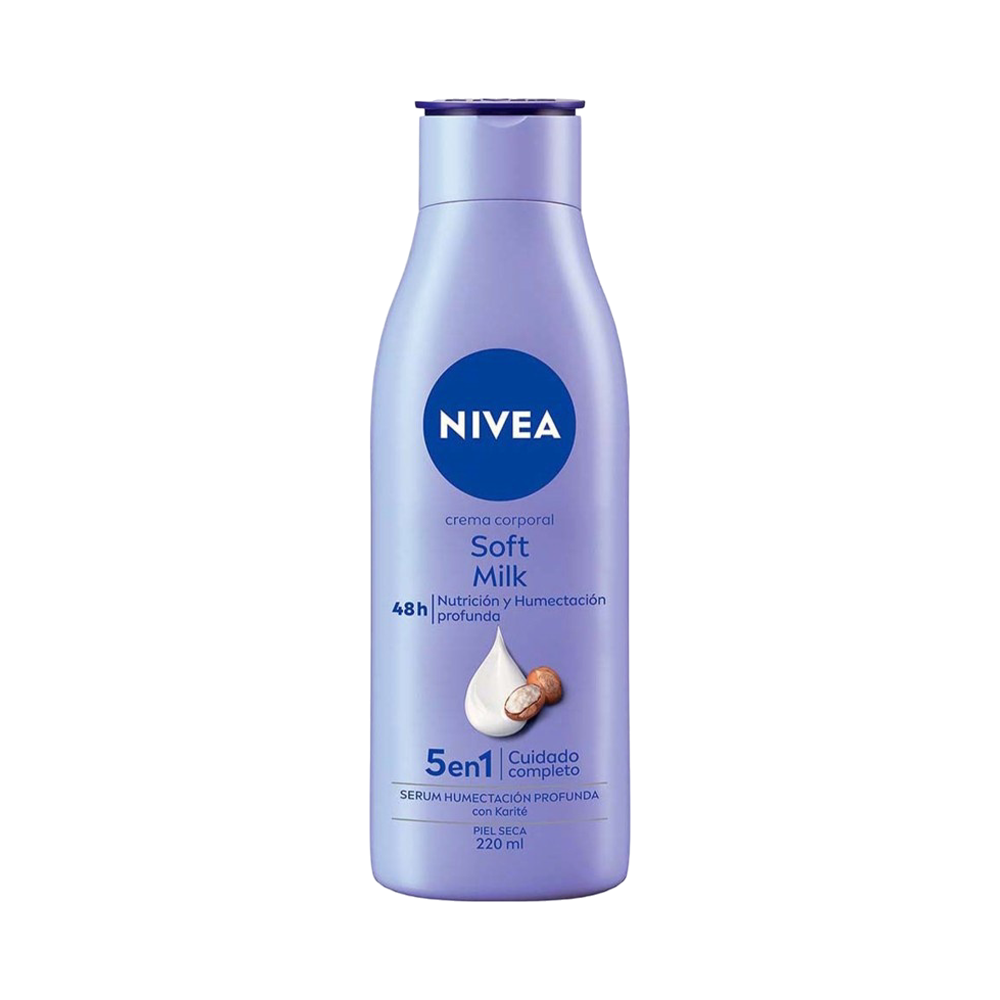 Crema Corporal Nivea Soft Milk 48 Hrs 200 ml