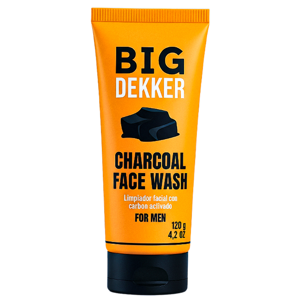 Limpiador Facial Carbón Activado Big Dekker 120 gr Venc.