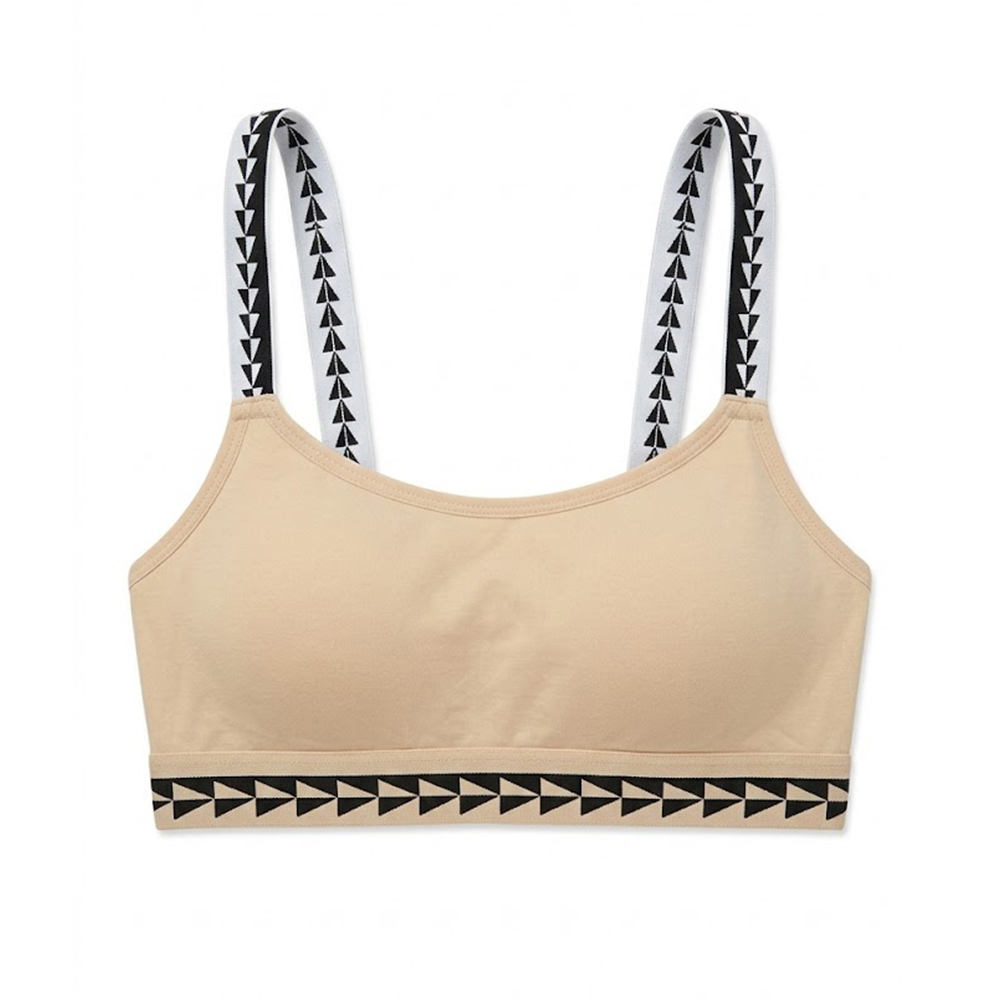 Top Deportivo Visto en TV Individual Flecha Beige Claro Talla Única