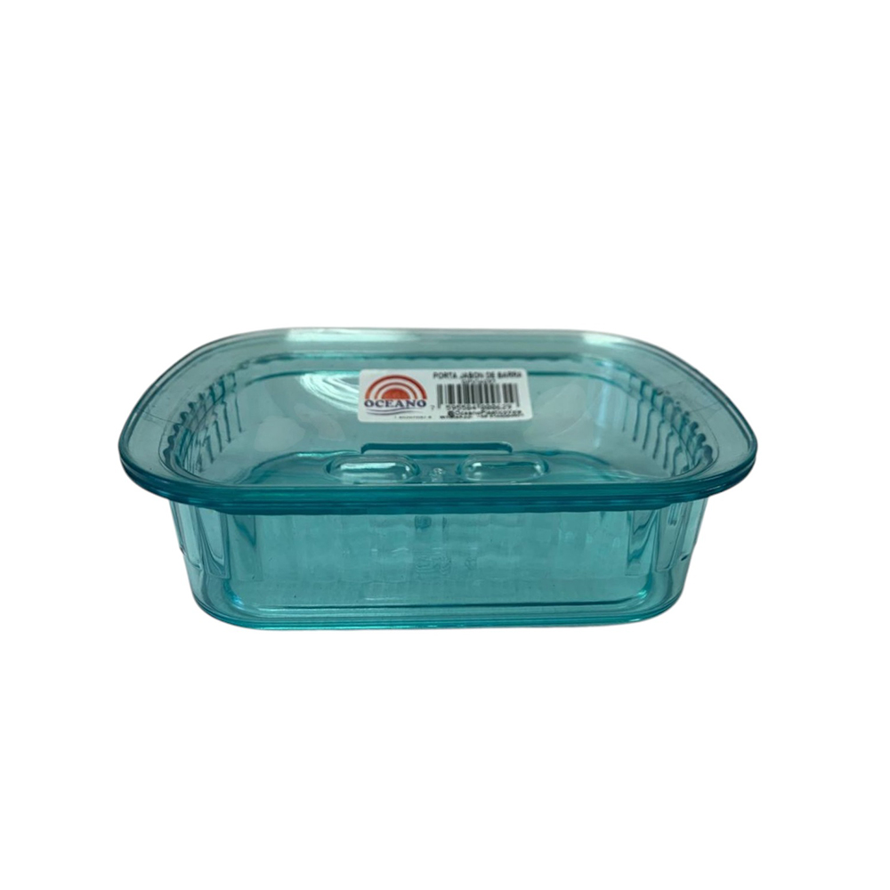 Porta Jabon De Barra Oceano de Plástico de Acto Impacto 2.5x12.4x9 cm