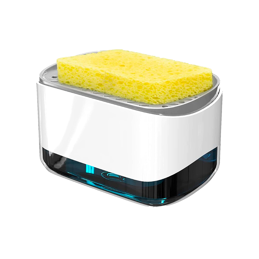 Dispensador de Jabon con Esponja Alfa Hogar Premium 14x10x8,5 cm