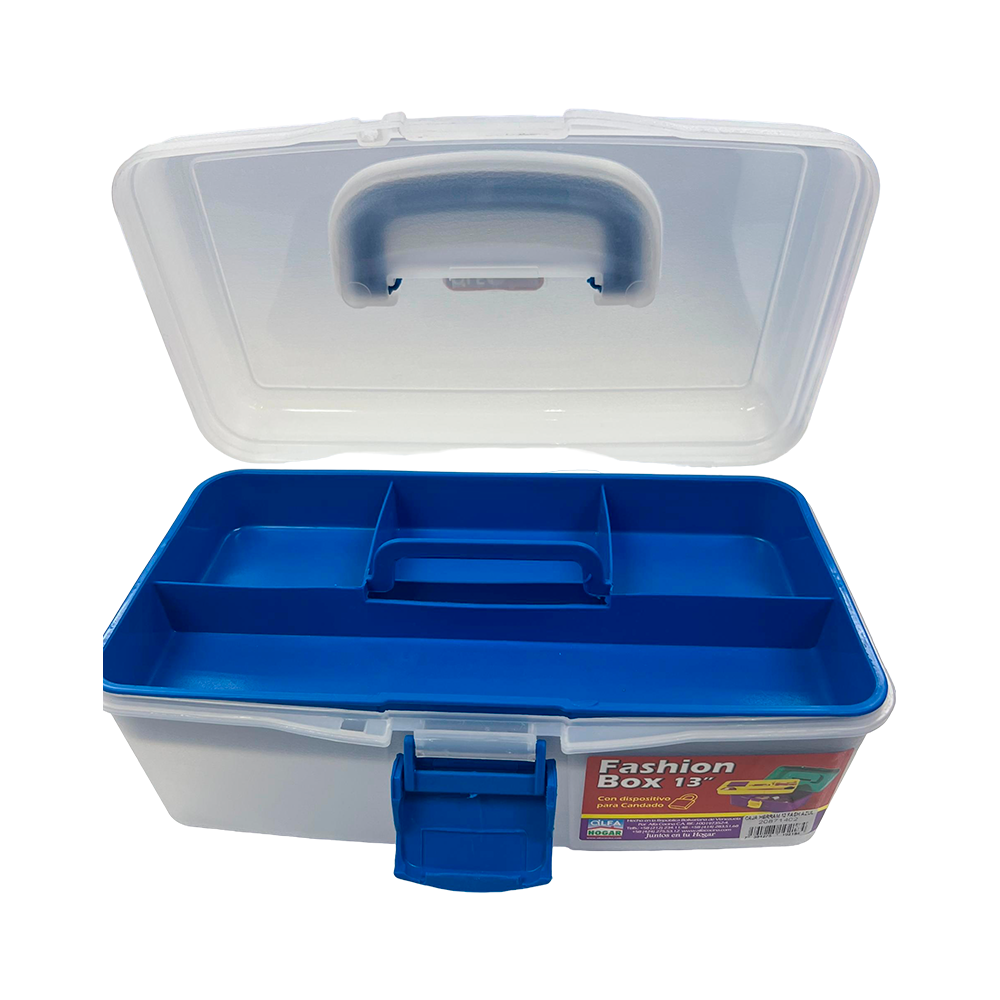 Caja de Herramientas Armony Alfa Hogar 13'' Fashion Azul