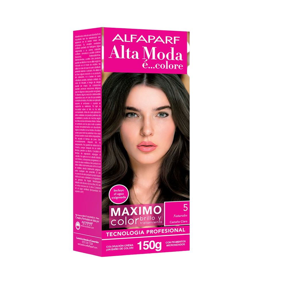 Tinte Alfaparf Kit 5 Castaño Claro 150gr