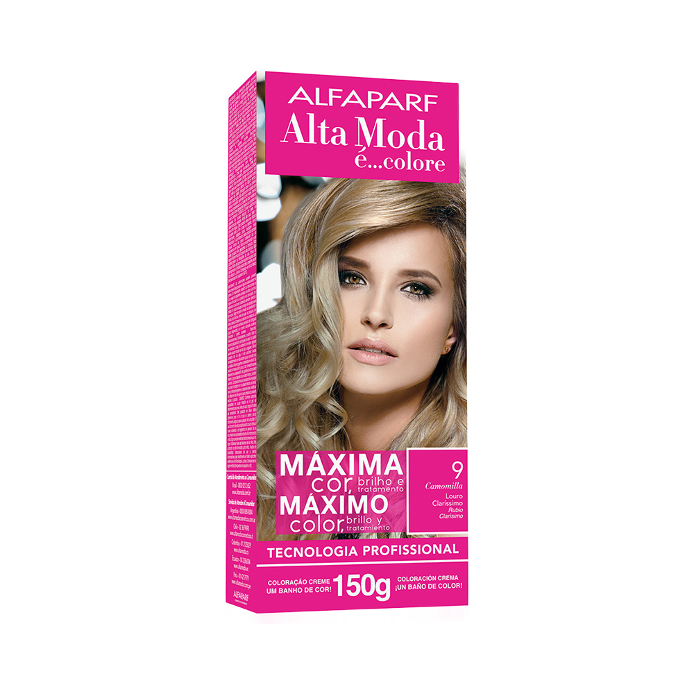 Tinte Alfaparf Kit 9 Rubio Clarisimo 150gr