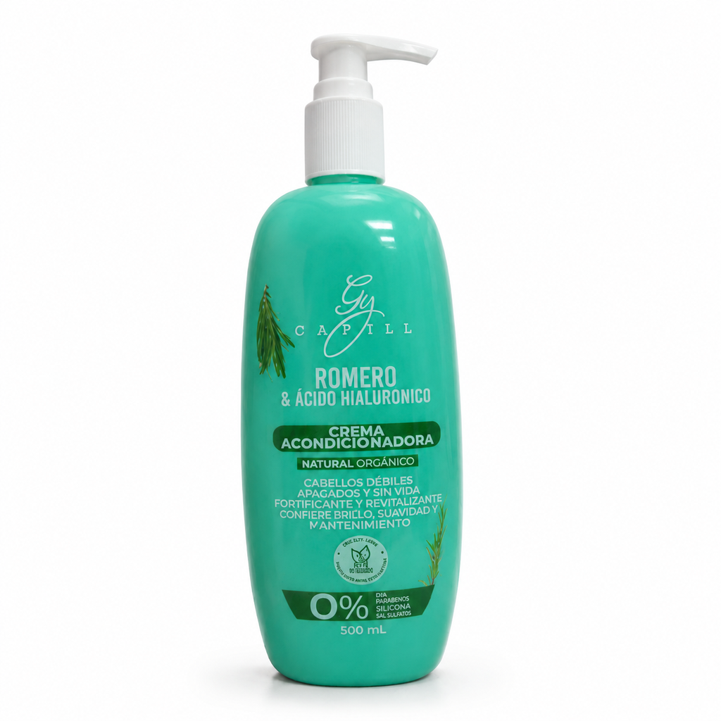 Acondicionador Natural Organico GY Capill Romero y Acido Hialurónico 365ml