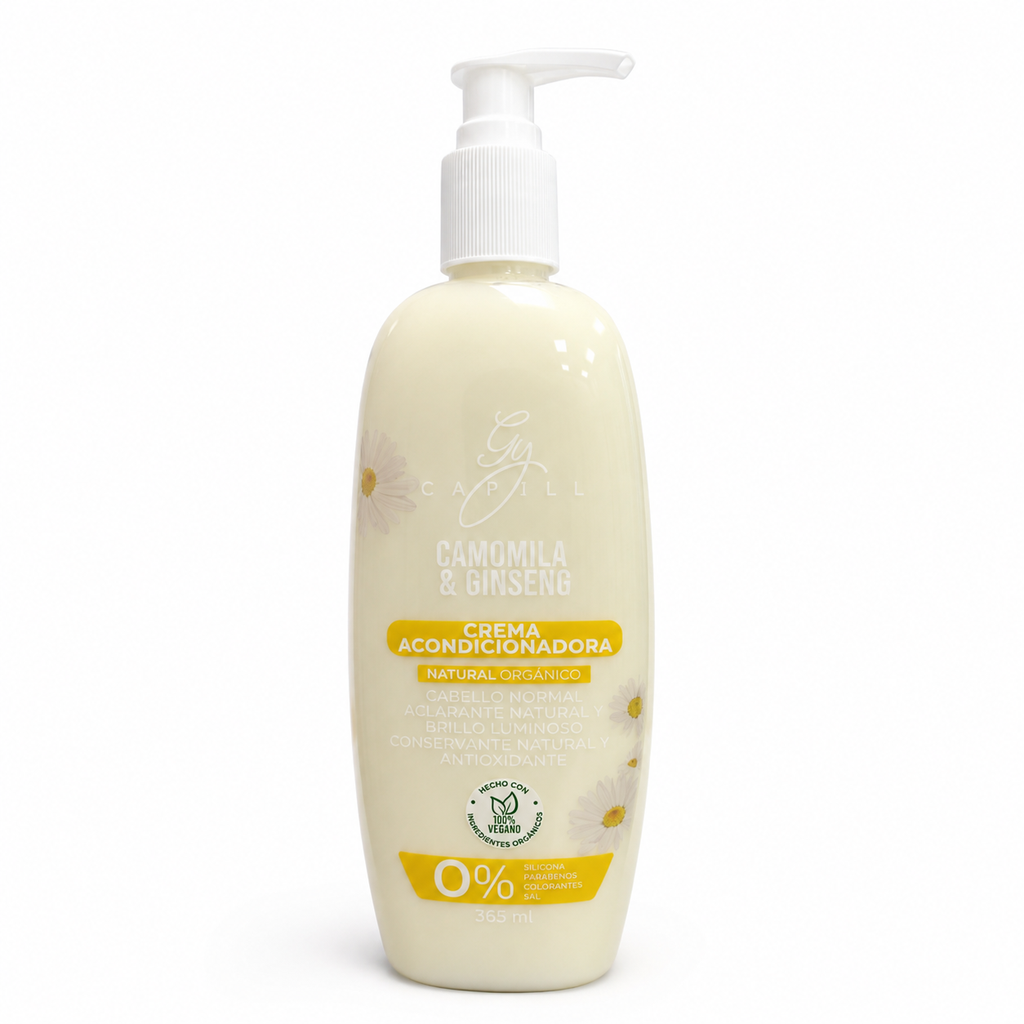 Acondicionador Natural Organico GY Capill Camomila y Ginseng 365ml