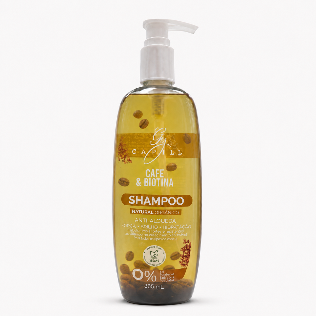 Shampoo Natural Orgánico Gy Capill Café y Biotina 365ml