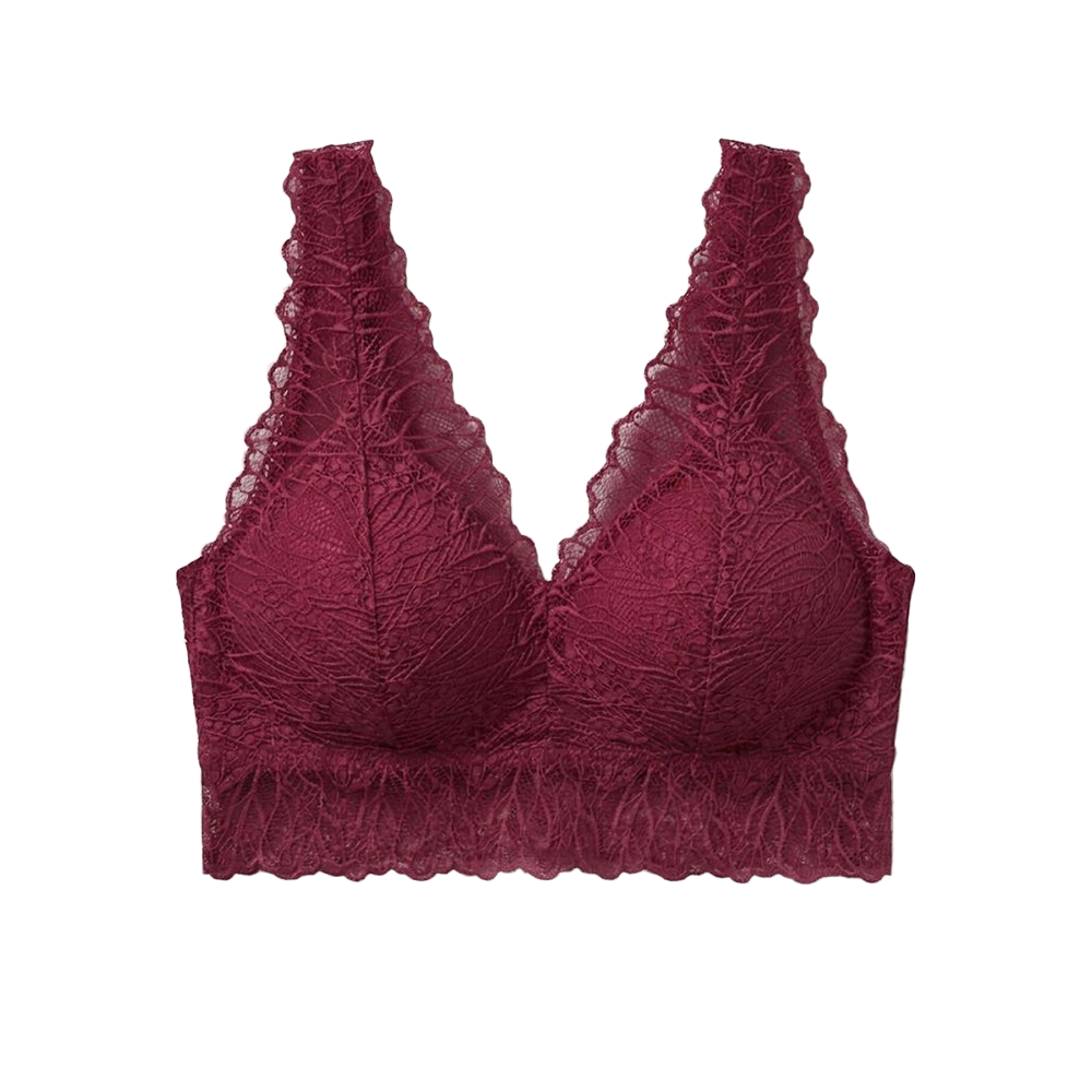 Top Bralette Visto en TV Duo-Pack Colores Surtidos Con Encaje Faralaos Talla unica
