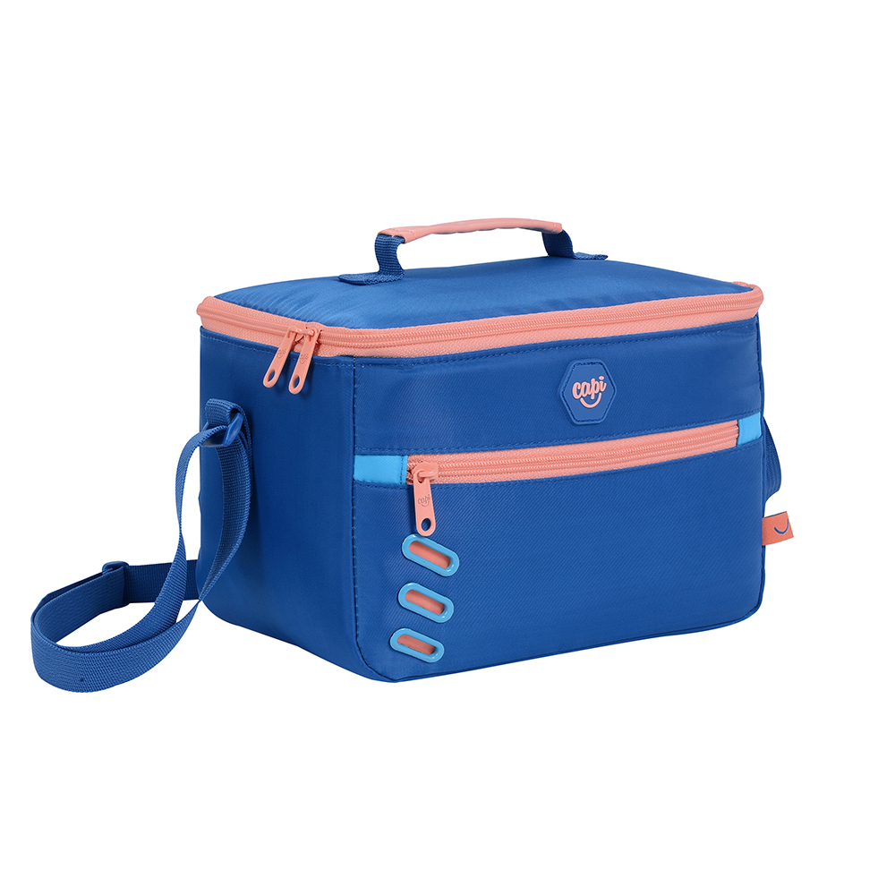 Lonchera Capi Happy Blue Pink 25x28x15cm