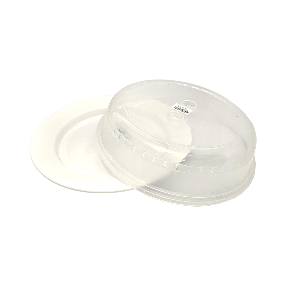 Set de Tapa y Plato de Mocroondas Plastihome Colores Surtidos 26 cm