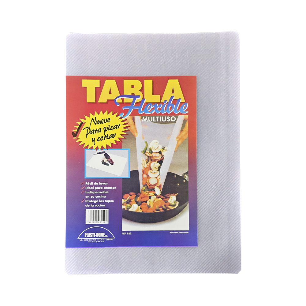 Tabla Flexible Multiuso Plastihome Colores Surtidos 38 x 29 cm