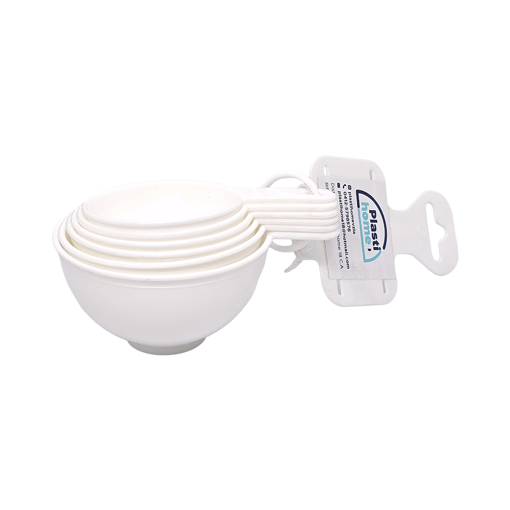 Set de Tazas Medidoras Plastihome Colores Surtidos