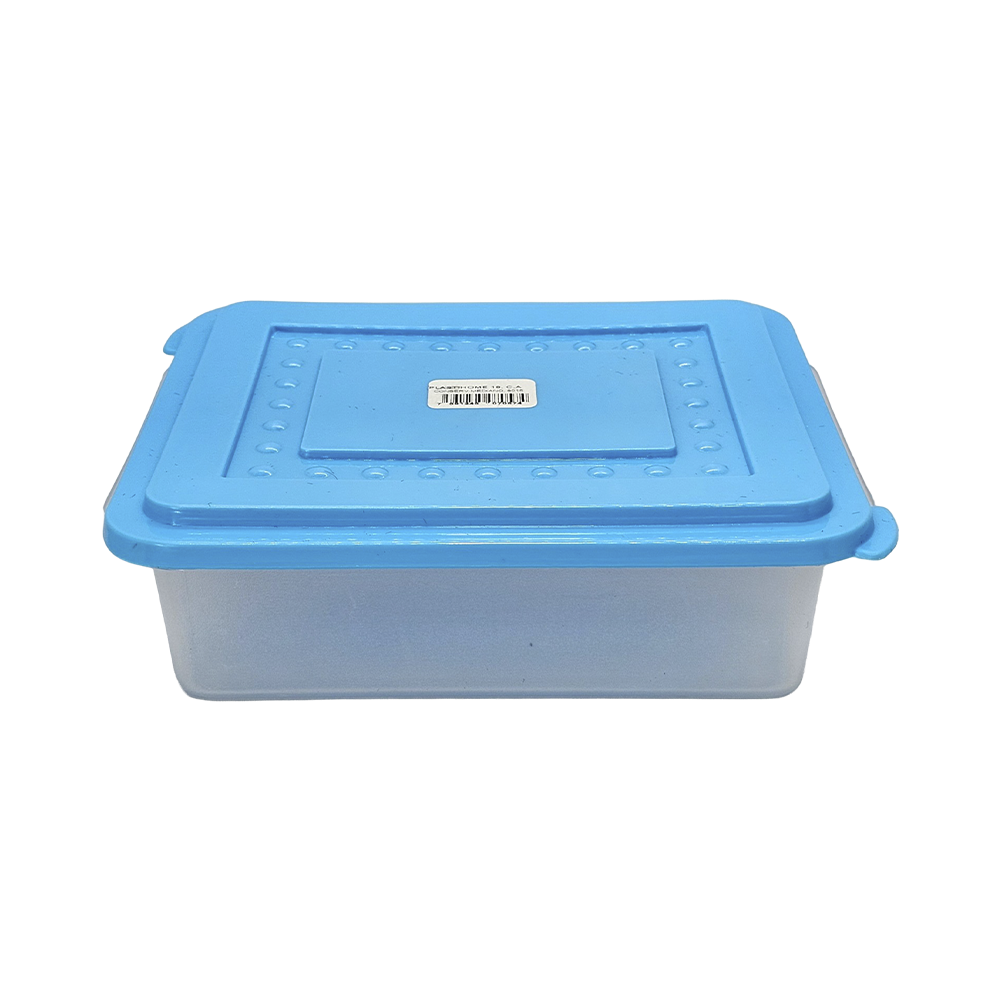 Conservador Cuadrado Mediano Plastihome Colores Surtidos 20 cm