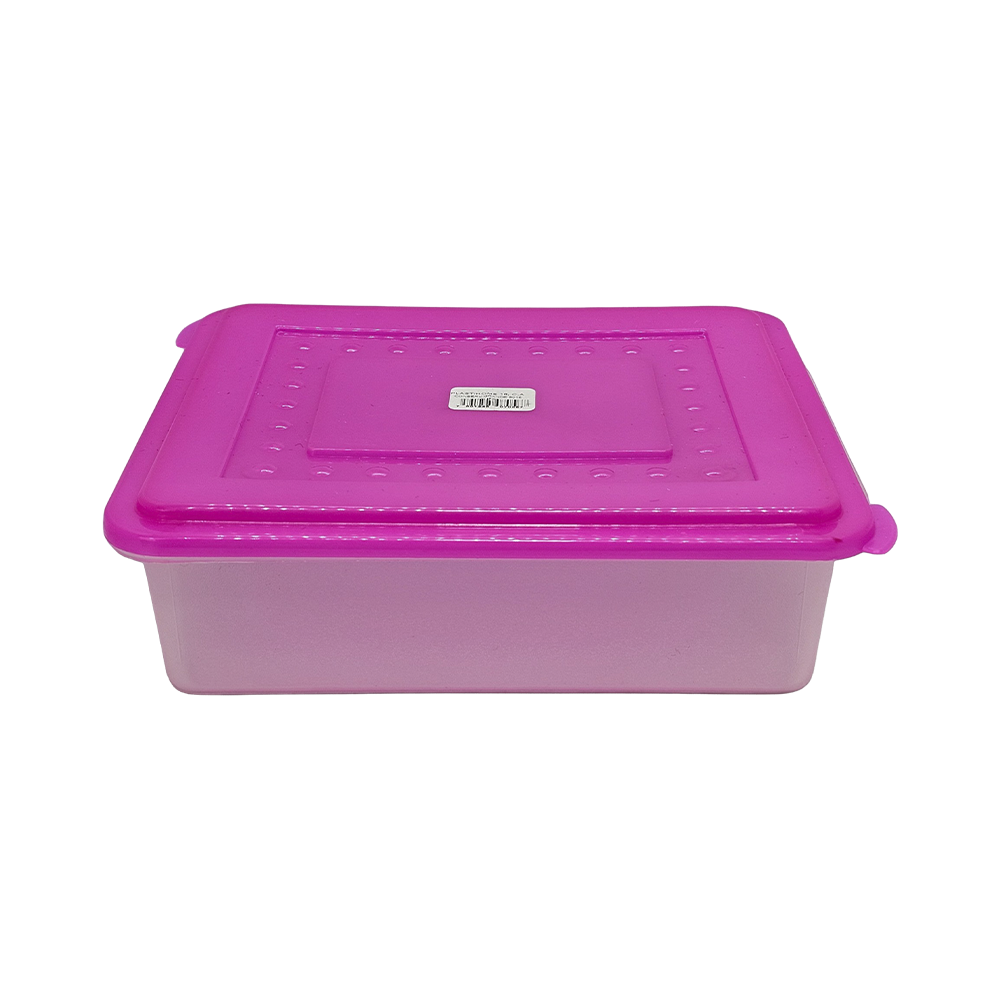Conservador Cuadrado Grande Plastihome Colores Surtidos 23 cm
