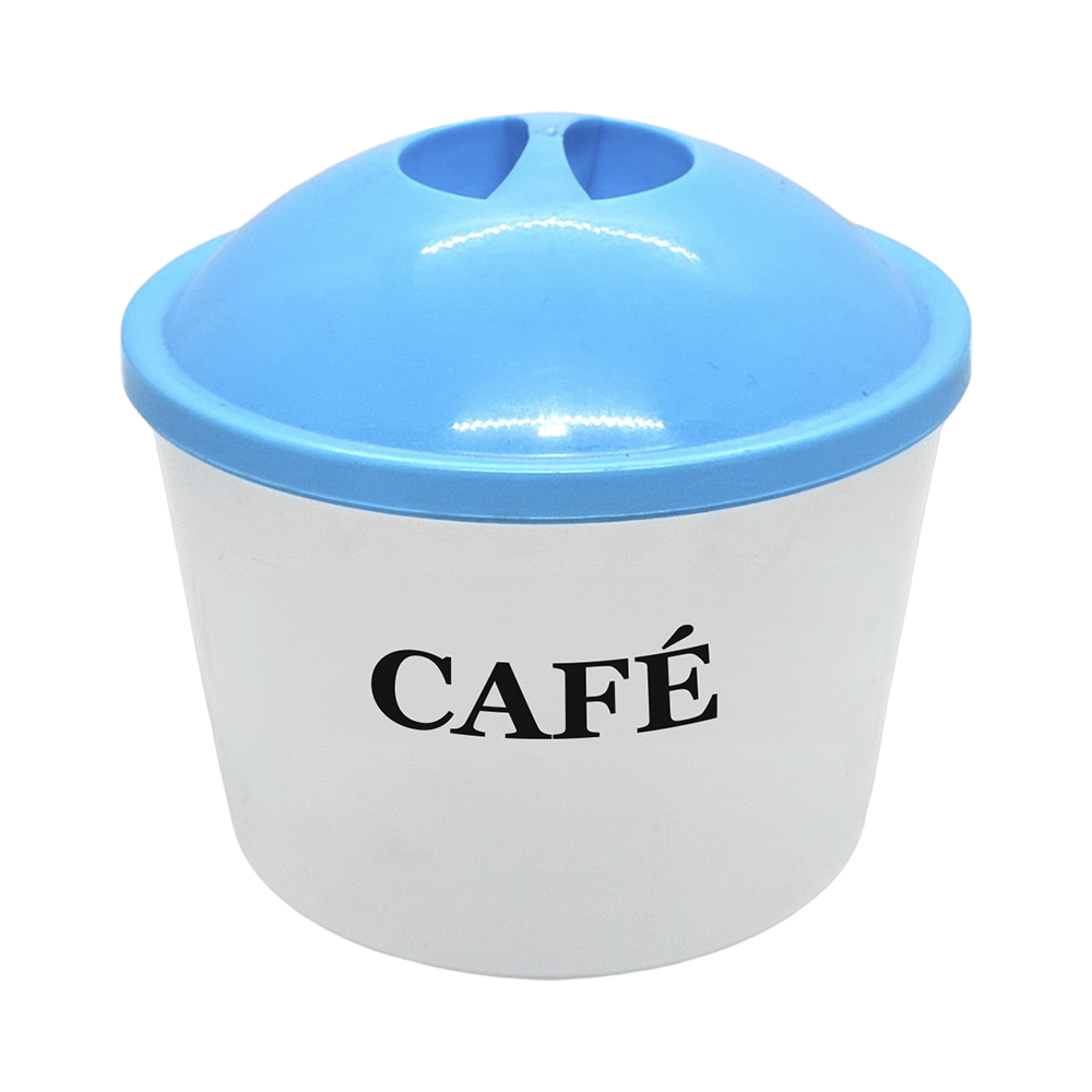 Recipiente de Alimentos Pequeño "Cafe" Plastihome Colores Surtidos 10 x 10cm