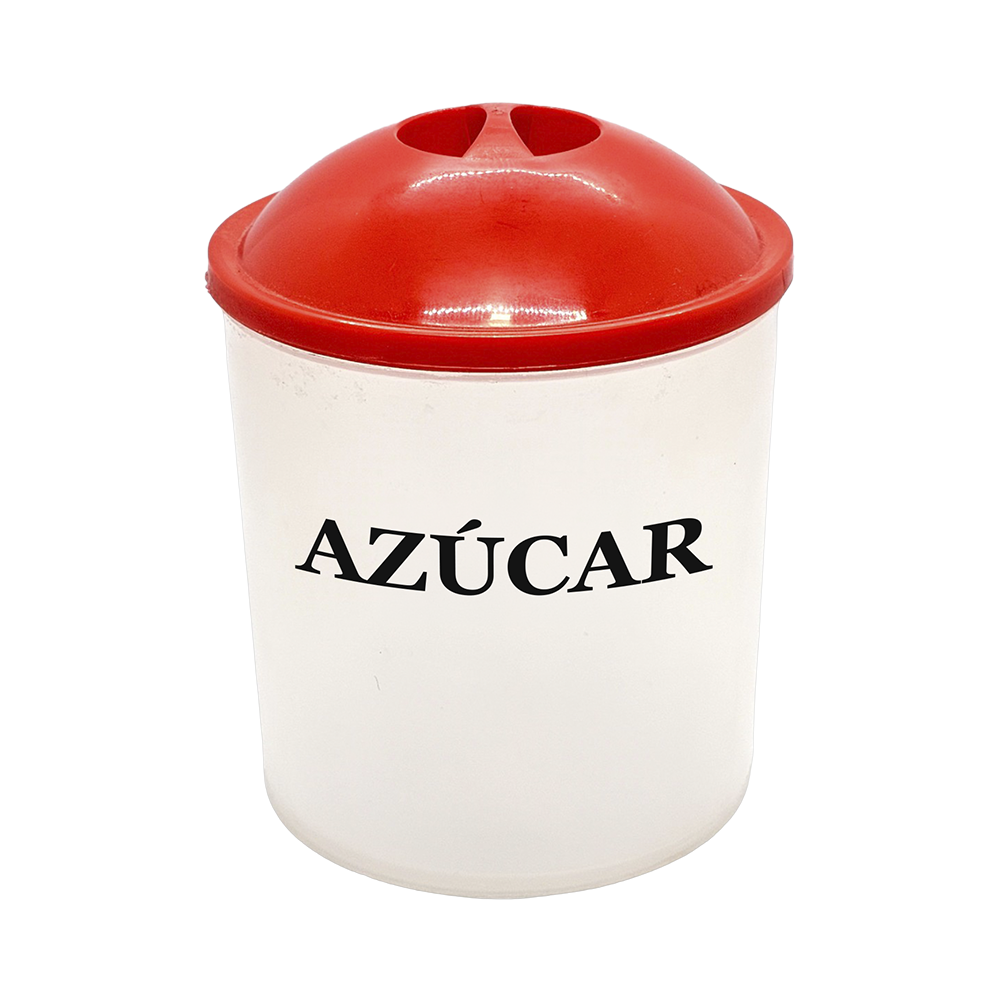 Recipiente de Alimentos Mediano "Azucar" Plastihome Colores Surtidos 10 x 13 cm