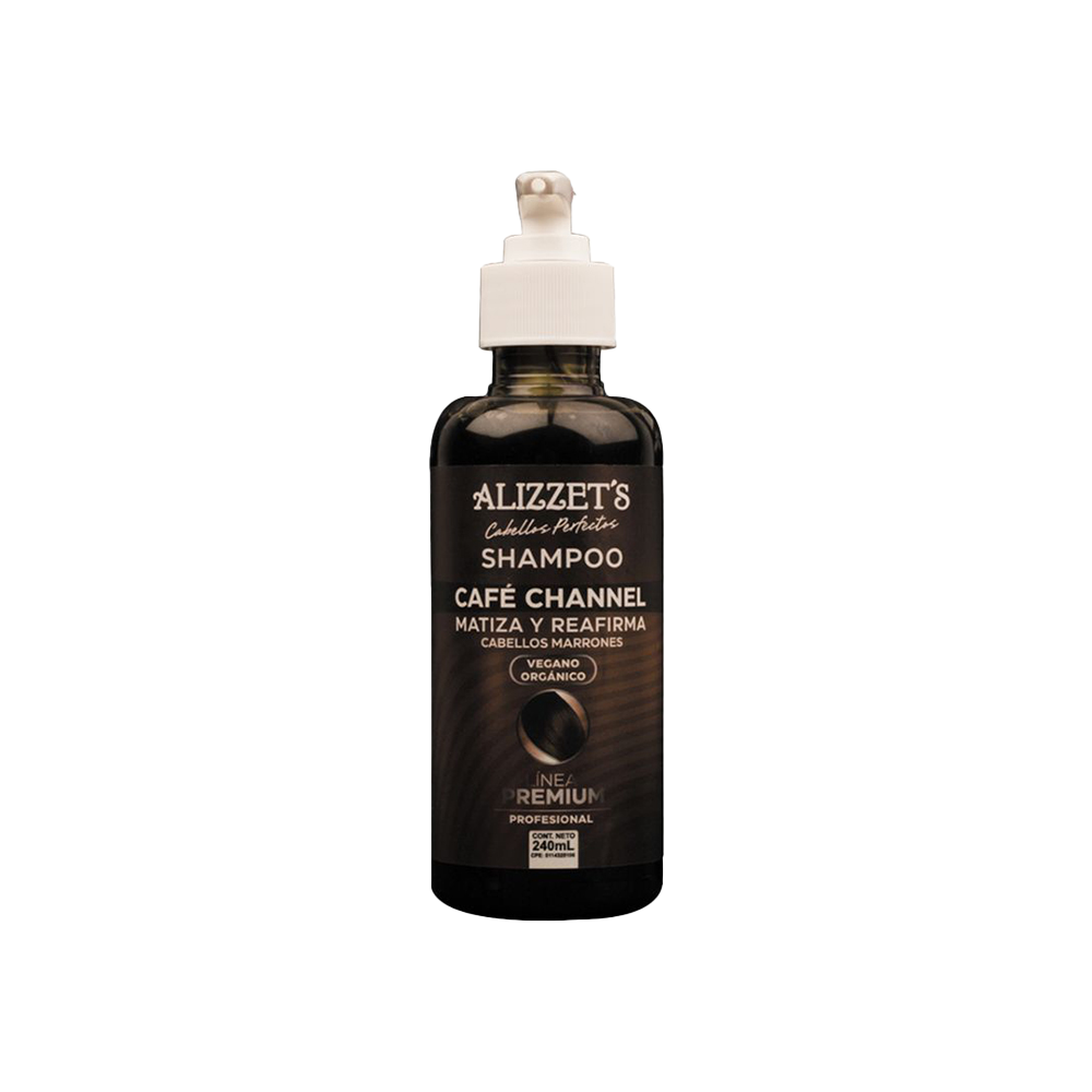 Shampoo Capilar Sin Sal Café Channel Alizzet's 240ml