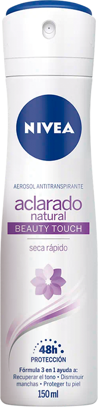 Aerosol Antitranspirante Nivea Tono Natural Beaty Touch 150 ml 