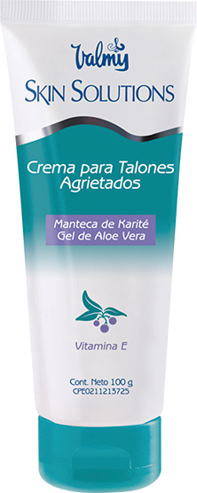 Crema Talones Agrietados Skin Solutions Valmy Tubo 100gr