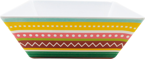 Bowl Cuadrado 10" Melamina