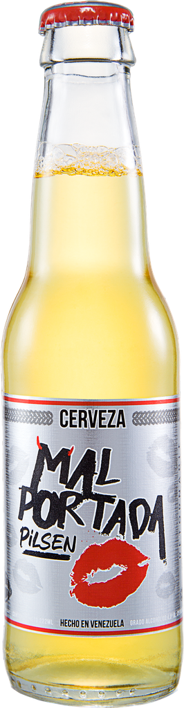 Cerveza Malportada Pilsen 222 ml. Caja x 36 und Retornable