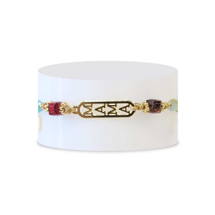 Pulsera Cavara con Dije Mamá