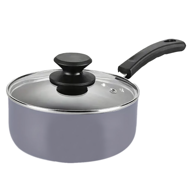 Paila Alfa Hogar con Tapa de Vidrio 18 cm