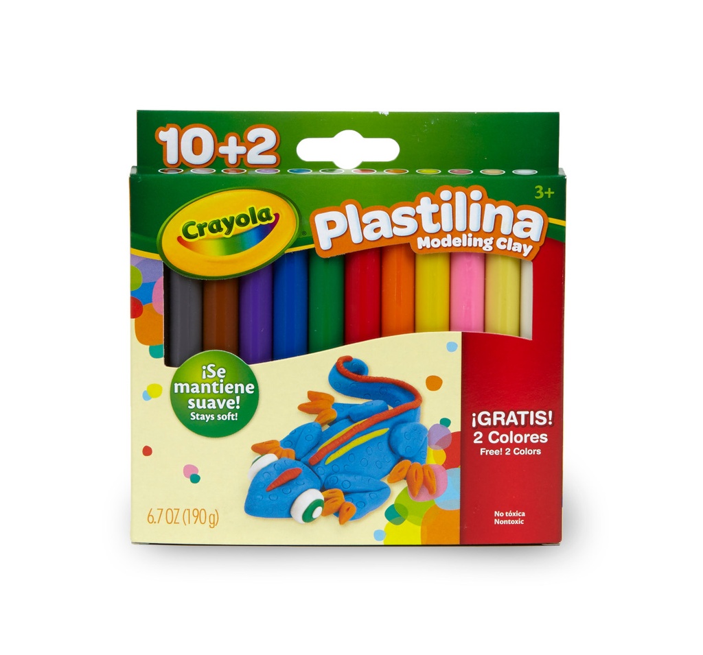 Plastilina en Barras Crayola - 12 piezas