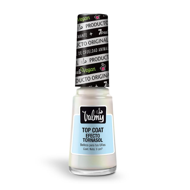 Esmalte Top Coat Valmy Efecto Tornasol