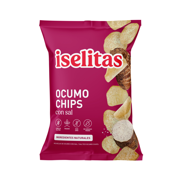Iselitas Ocumo Chips con Sal 180 Gr
