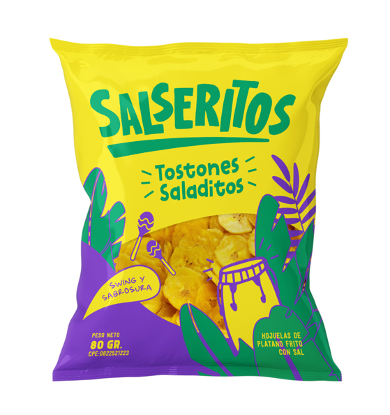 Salseritos Toston con Sal 80 Gr