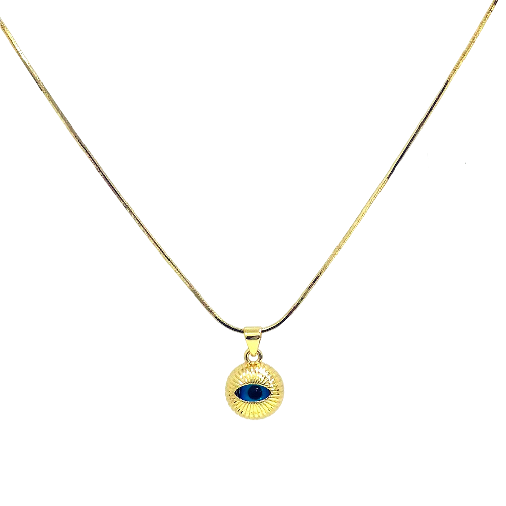 Cadena Cavara con Dije Ojo Turco