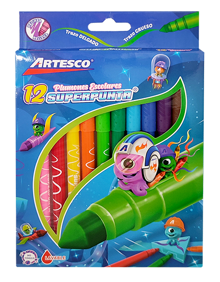 Marcadores Superpunta Artesco 12 uds
