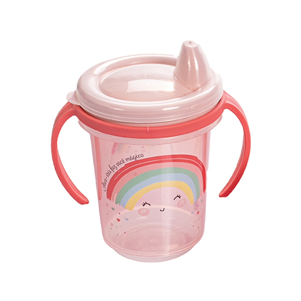 Taza con Asas Alfa Hogar Arcoiris 330ml