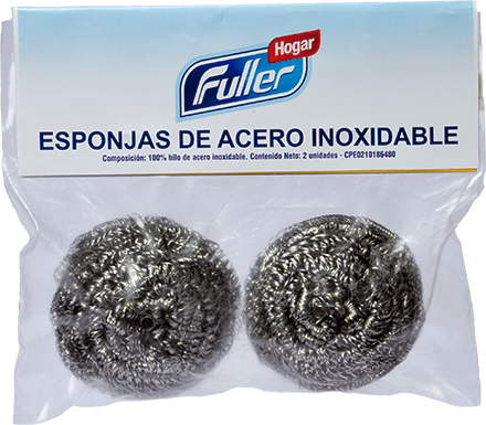 [2061012] Esponja Fuller Acero Inoxidable 2unid