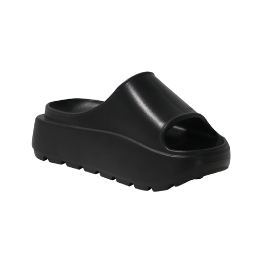 Sandalias Inter Ocean Tipo Yeezy Sarah Dama Negro