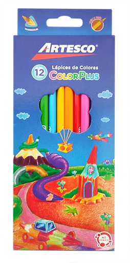 [2881005] Lápices de Colores Artesco Colorplus 12 Unidades
