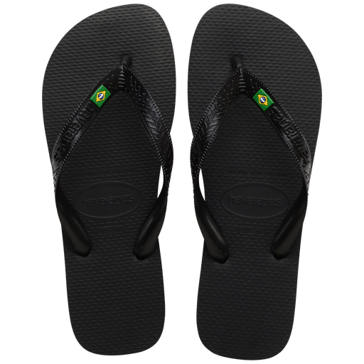 Sandalias Havaianas Flip Flop Brasil Black