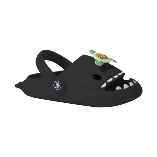 Sandalias Inter Ocean Tiburon Pin de Helicoptero Negro