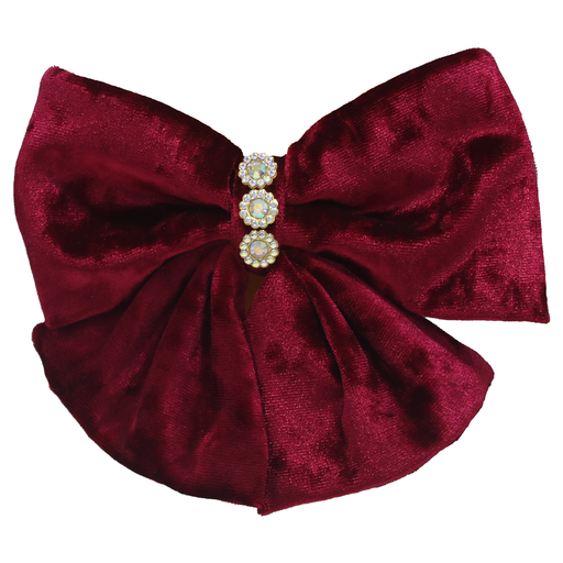 Lazo Stelle Coquette de Terciopelo con Cristal