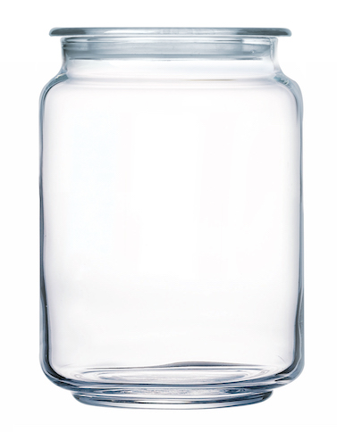 [2001076] Tarro Luminarc de Vidrio Con Tapa Rondo 0,75L