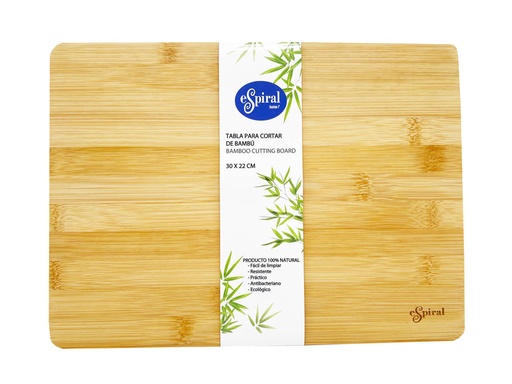 [2001093] Tabla Espiral Para Cortar Bamboo 30x22 cm