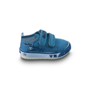 Zapatos Vita Kids Velcro Doble Azul Niño GQ Futbol