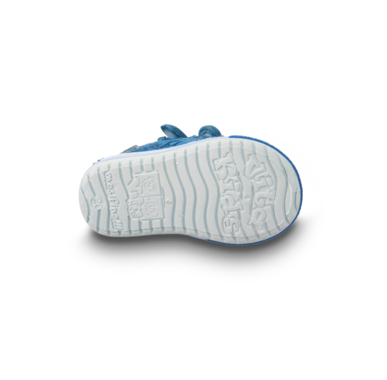 Zapatos Vita Kids Velcro Doble Azul Niño GQ Futbol